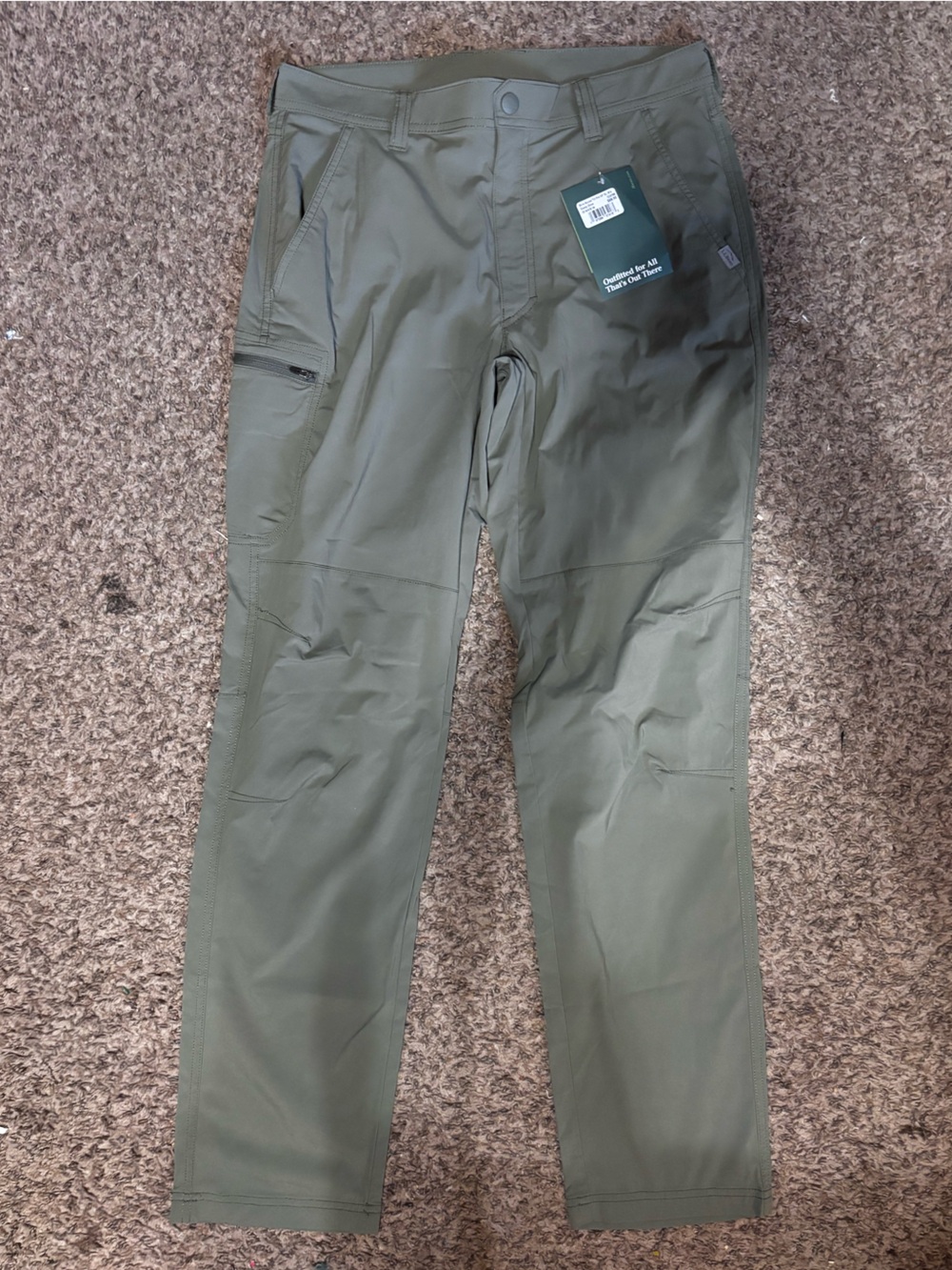 L.L. Bean Men's access Trail pants with SunSmart Tag